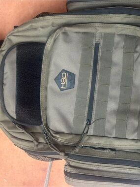 Tactical Olive Green Men's Backpack - Durable Field Pack